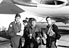 Crew of XH651, Akrotiri.  L to R front, Dick Lumb, Dicky Hyde and Chris Wren [Chris Wren]
