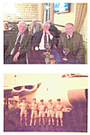 Then and Now - Phil Goodall, Ken Hunt, Russ Rumbol.  Same crew on 90 squadron (Valiants) [Russell Rumbol]